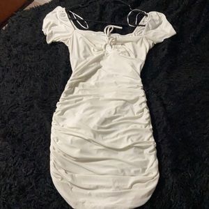 White off shoulder dress